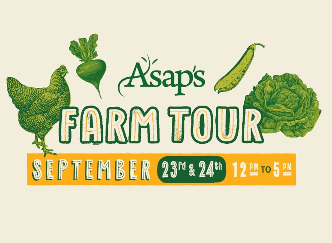 Join us at ASAP’s Farm Tour, Sept 23 & 24 Bounty & Soul