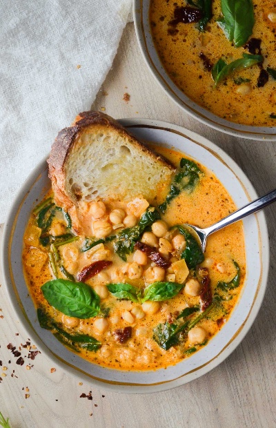 Tuscan Chickpea and Kale Soup | Bounty & Soul