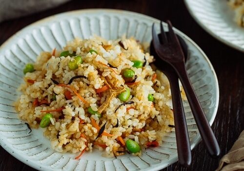 Asian Edamame Fried Rice