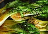 Bok Choy in garlic ginger sauce