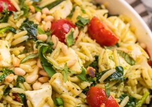 Pesto Orzo Salad