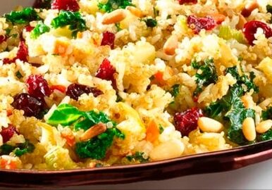 apple kale stuffing