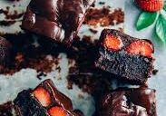 chocolate strawberry brownies