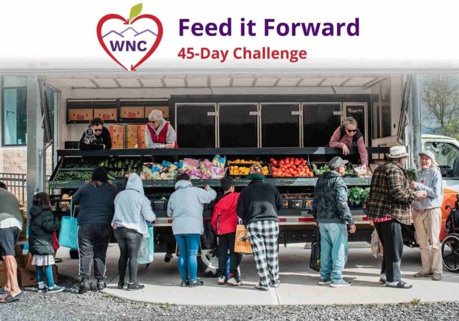 Feed it Forward Art Space Market with Logos