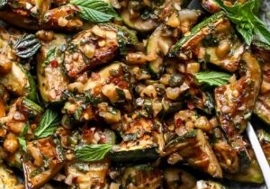 garlic herb zucchini
