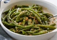 garlic lemon green beans