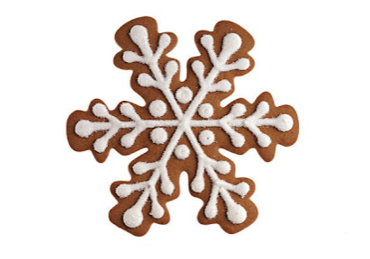 gingerbread snwflakes