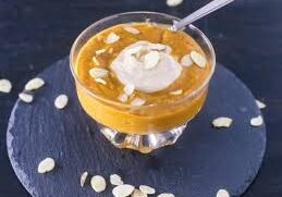 sweet potato pumpkin mousse